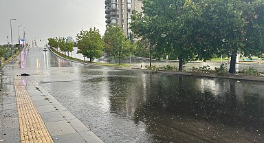 Ankara'da sağanak etkili oldu