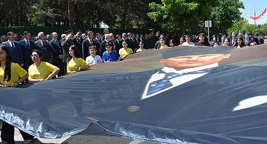 Atatürk'ün Erzurum'a gelişinin 107'nci yıl dönümü kutlandı