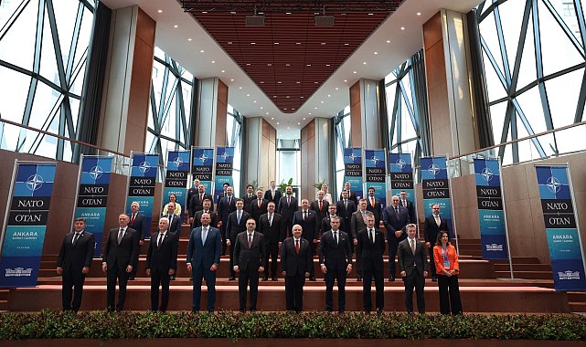 Ay Yıldız Müşterek Karargahında, NATO Zirvesi'ne katılan savunma bakanlarına resepsiyon