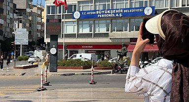 Aydın'da sıcaklık 5 dakikada 3 derece arttı
