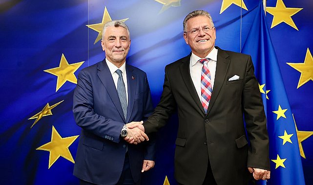 Bakan Bolat, Avrupa Komisyonu Üyesi Šefčovič ile görüştü