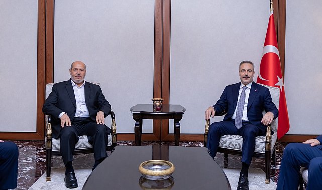 Bakan Fidan, Hamas Siyasi Büro Şefi Hayye'yi kabul etti