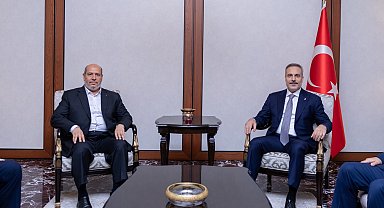 Bakan Fidan, Hamas Siyasi Büro Şefi Hayye'yi kabul etti