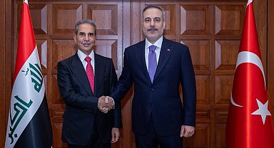 Bakan Fidan, Irak Yüksek Yargı Konseyi Başkanı Zeydan'ı kabul etti