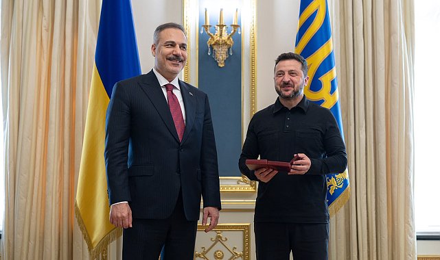 Bakan Fidan, Ukrayna Devlet Başkanı Zelenski ile görüştü