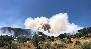 Balıkesir'deki orman yangınları; Altıeylül tamamen, Kepsut büyük ölçüde kontrol altında