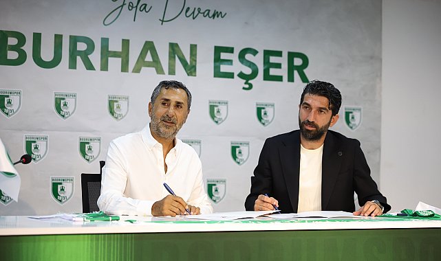 Bodrum FK, Burhan Eşer ile 2 yıllık sözleşme imzaladı