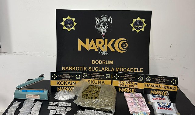 Bodrum'da uyuşturucu operasyonu: 4 gözaltı