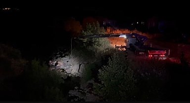 Çanakkale'de dereye yuvarlanan cip sürücüsü hayatını kaybetti