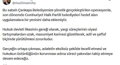 CHP'den Çankaya Belediyesi'ne yönelik operasyona ilişkin açıklama