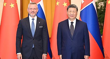 Çin Devlet Başkanı Şi, Slovakya Cumhurbaşkanı Pellegrini ile görüştü