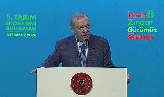 Cumhurbaşkanı Erdoğan 5'inci Tarım Ekosistemi Buluşması'nda konuştu -3 Görüntü eklendi