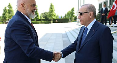 Cumhurbaşkanı Erdoğan, Arnavutluk Başbakanı Rama'yı kabul etti
