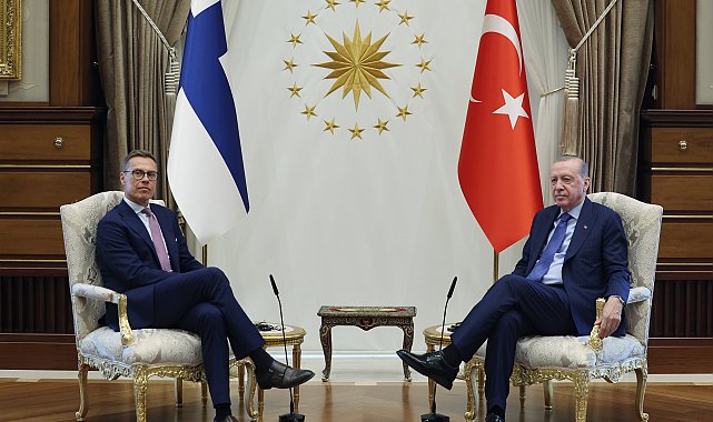 Cumhurbaşkanı Erdoğan, Finlandiya Cumhurbaşkanı Stubb ile bir araya geldi