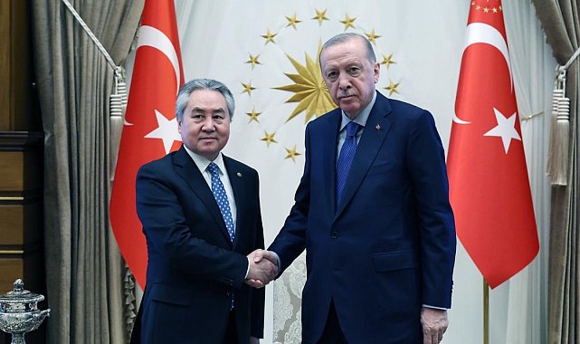 Cumhurbaşkanı Erdoğan, Kırgızistan Dışişleri Bakanı Kulubayev ile görüştü