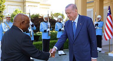 Cumhurbaşkanı Erdoğan, Liberya Cumhurbaşkanı Boakai ile görüştü