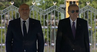 Cumhurbaşkanı Erdoğan, Lübnan Cumhurbaşkanı Avn'ı resmi törenle karşıladı