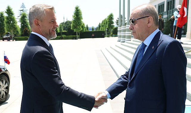 Cumhurbaşkanı Erdoğan, Slovakya Cumhurbaşkanı Pellegrini ile görüştü