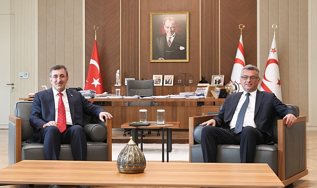 Cumhurbaşkanı Yardımcısı Yılmaz, KKTC Cumhurbaşkanı Erhürman ile görüştü