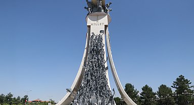 Cumhurbaşkanlığı Külliyesi'nde 15 Temmuz'un sembol anıtı
