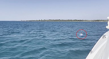 Deniz yatağıyla sürüklenen çocuk, Sahil Güvenlik tarafından kurtarıldı