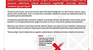 DMM: Yunanistan'ın, Türkiye'nin füze ve mühimmat tedarikini engellediği iddiası gerçek dışıdır