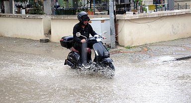 Edirne'de kuvvetli yağış etkili oldu