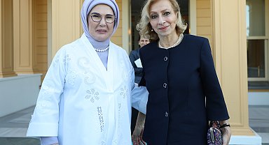 Emine Erdoğan, Lübnan Başbakanı'nın eşi Sahar Selam ile görüştü