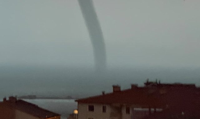 Ereğli'de denizde hortum oluştu