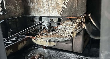 Eski eş evi ateşe verdi; anne ve 2 kızı banyoya sığınarak kurtuldu