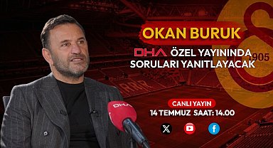 Galatasaray Teknik Direktörü Okan Buruk, yeni sezon öncesi DHA'nın konuğu olacak