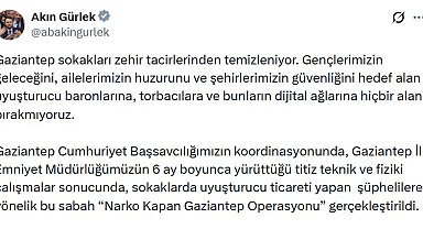 Gaziantep merkezli 14 ilde 'Narko Kapan' operasyonu; 382 gözaltı