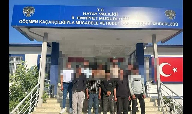 Hatay'da 9 göçmen yakalandı; 1 organizatör tutuklandı