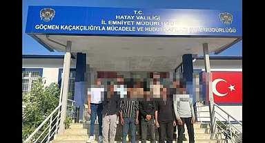 Hatay'da 9 göçmen yakalandı; 1 organizatör tutuklandı