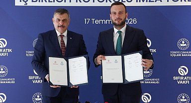 İçişleri Bakanlığı ile Sıfır Atık Vakfı arasında 'Sıfır Atık İş Birliği Protokolü' imzalandı