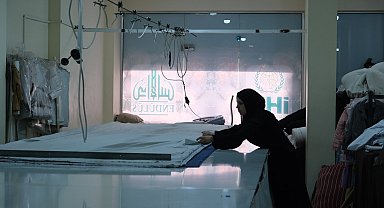 İHH'nın Suriye'deki terzilik atölyesinde 32 kadın istihdam ediliyor