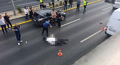 İki araca çarpan motosikletin sürücüsü uzman çavuş öldü