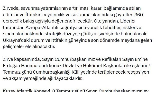 İletişim Başkanı Duran'dan NATO Zirvesi'ne ilişkin açıklama