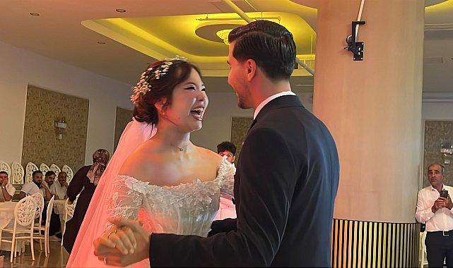 Japon gelin, Bolu'da Türk gelenekleriyle dünya evine girdi