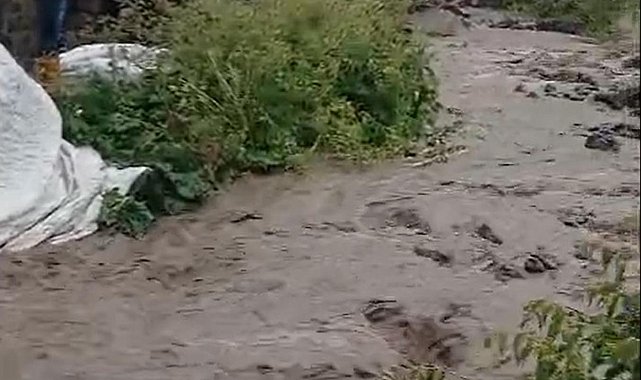 Kars'ta sel; ev, ahır ve tarım arazileri zarar gördü