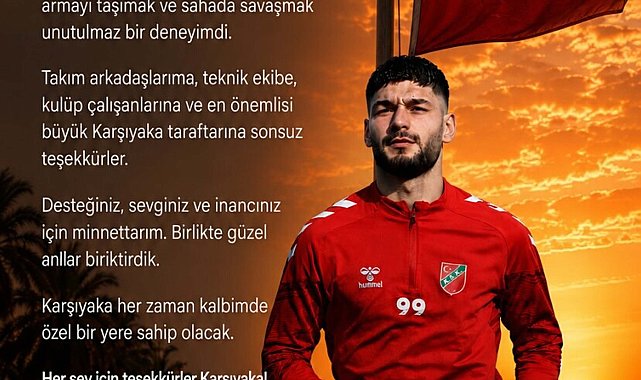 Karşıyaka'ya Ethem'den veda