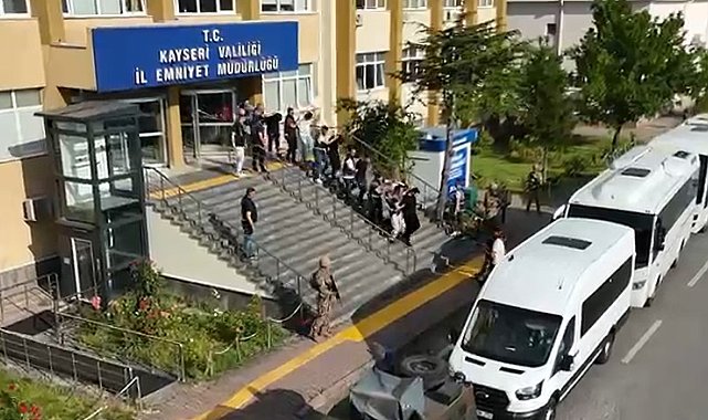 Kayseri merkezli 7 ilde dolandırıcılık operasyonunda 31 tutuklama