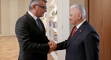 KKTC Cumhurbaşkanı Erhürman, TDT Aksakallar Konseyi Başkanı Yıldırım'ı kabul etti