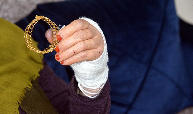 Komşu kadını bıçakla yaralayıp bileziğini gasbeden sanığa 15 yıla kadar hapis istemi