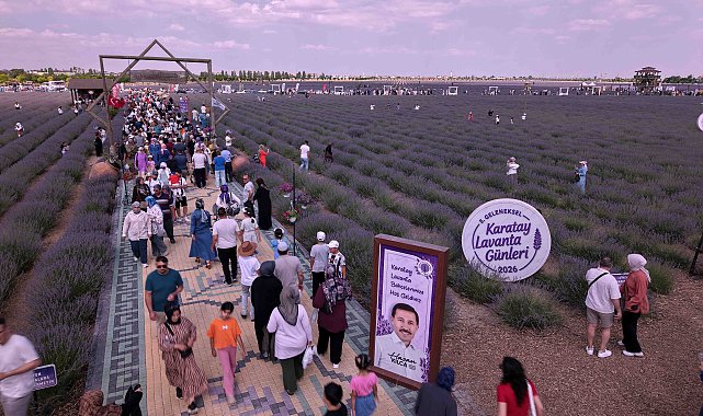 Konya'da 'Karatay Lavanta Günleri'nde festival coşkusu