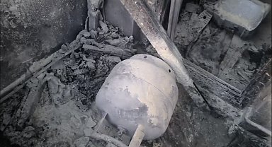 Mardin'de mutfak tüpü alev aldı: 2 yaralı