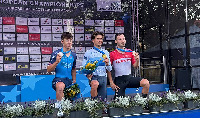 Milli bisikletçi Ramazan Yılmaz, U23 Avrupa üçüncüsü
