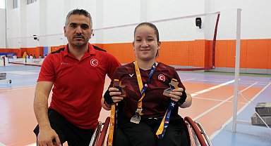Milli para badmintoncu Tuğba: Hedefim uluslararası yarışmalarda derece yapmak