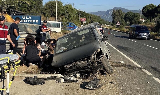 Minibüs şarampole devrildi: 6 yaralı