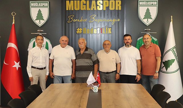 Muğlaspor'un ilk golünü atan Timur Çiçek'ten kulübe ziyaret